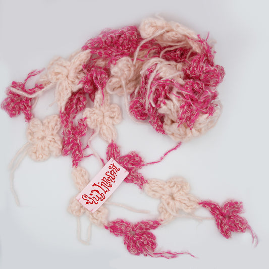 Soft Flower Scarf - Pink