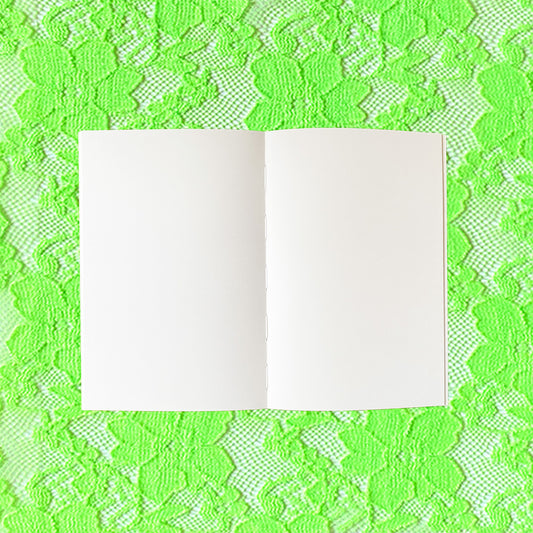 Neon Green Lace Notebook