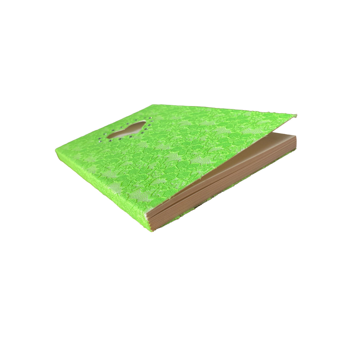 Neon Green Lace Notebook